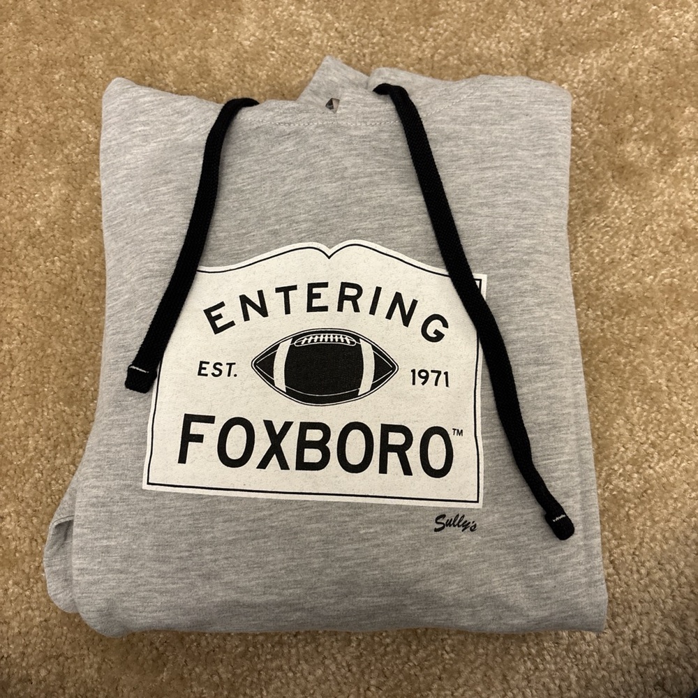 Gray Entering Foxboro Hoodie
